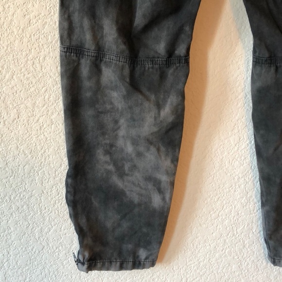 Ecote tie dyed pants marbled look to them bleached skinny zip ankle - Picture 7 of 7